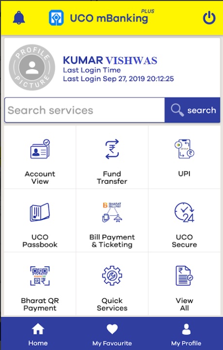 uco bank balance enquiry using mobile banking
