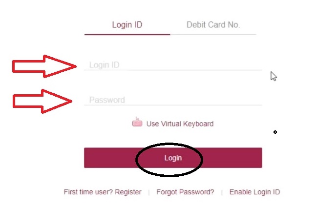 axis internet banking login page