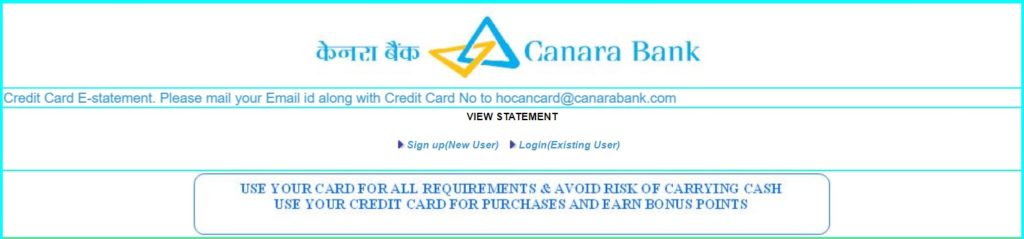 credit card statement online