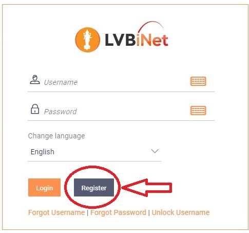 register for lvb net banking